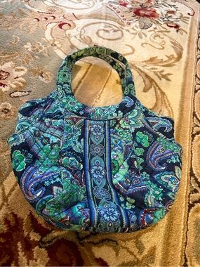 Quilted Blue Rhapsody Vera Bradley tote. Excellent condition.